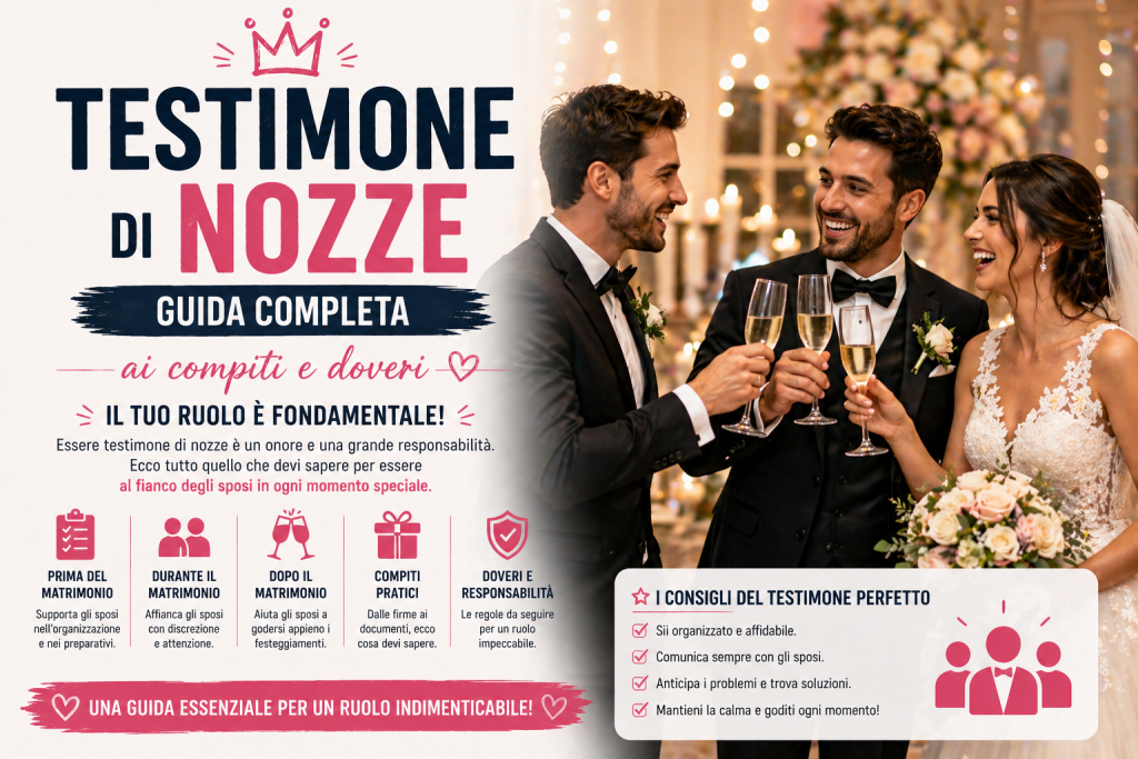 Testimone di Nozze: Guida Completa ai Compiti e Doveri