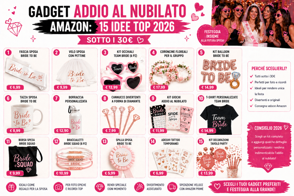 Gadget Addio al Nubilato Amazon